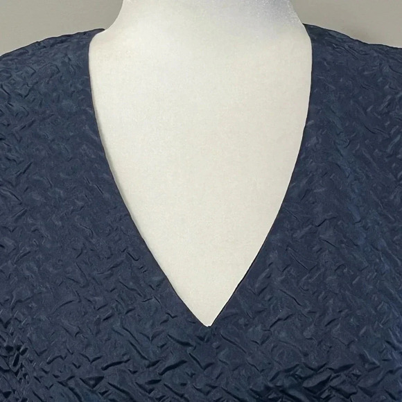 Hudson North Easy V  neck Short Sleeve Short Dress Midnight Blue - Picture 7 of 16